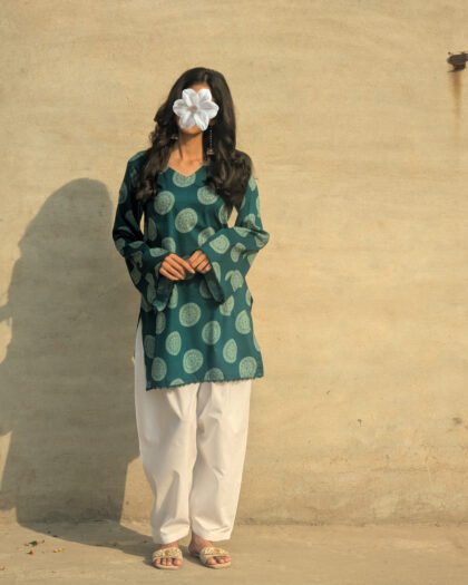 Blue Printed Kurti