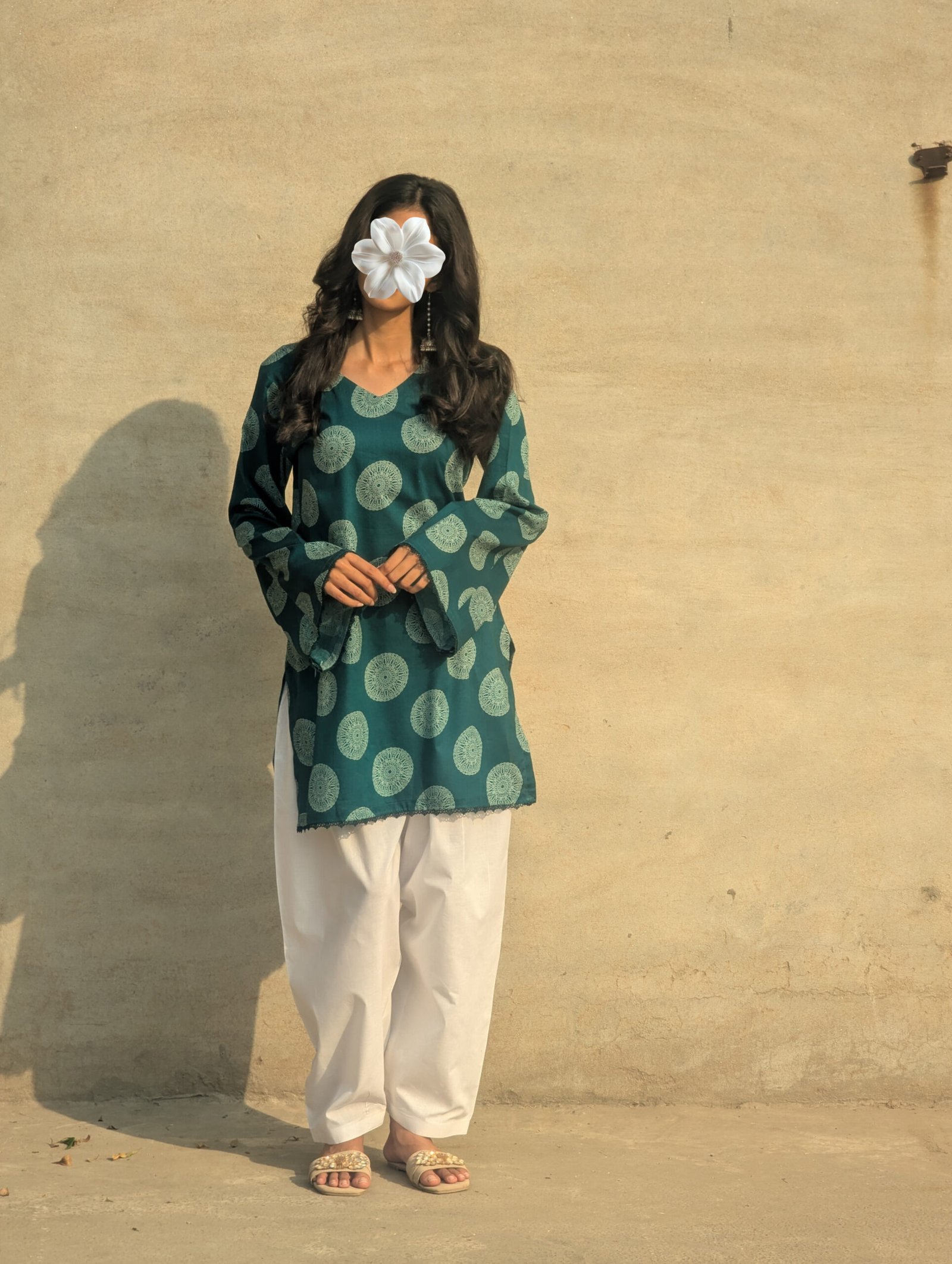 Blue Printed Kurti