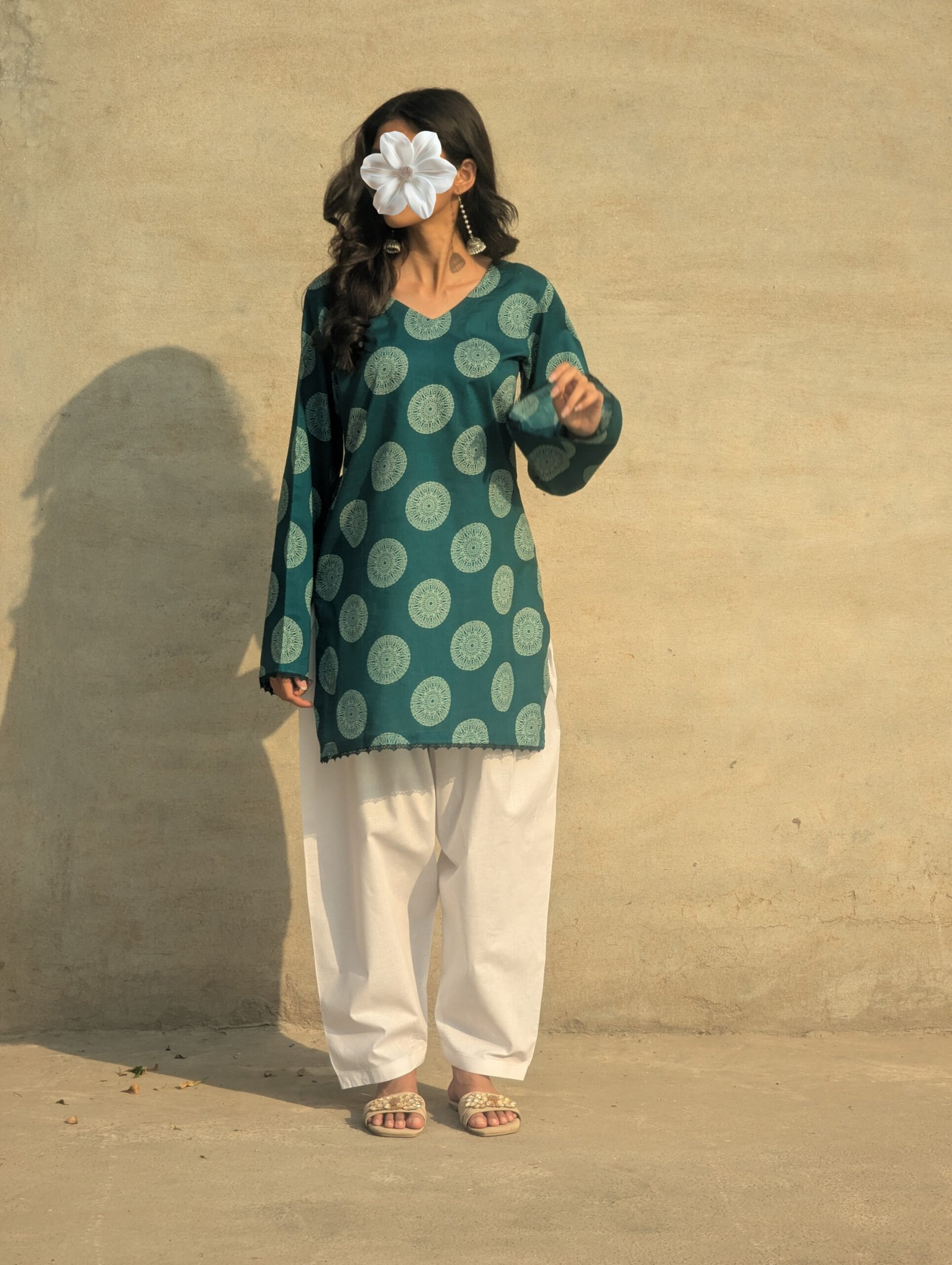 Blue Printed Kurti - Image 5